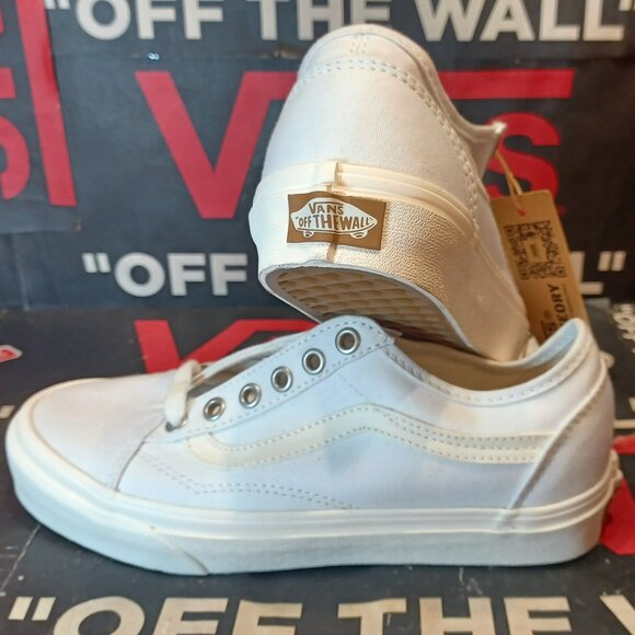 Vans Men's 4.5/Women's 6 Old Skool Tapered Eco Theory White Natural VN0A54F49FQ - Picture 1 of 12